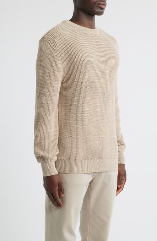Alex Crane Bay Organic Cotton Sweater In Brown