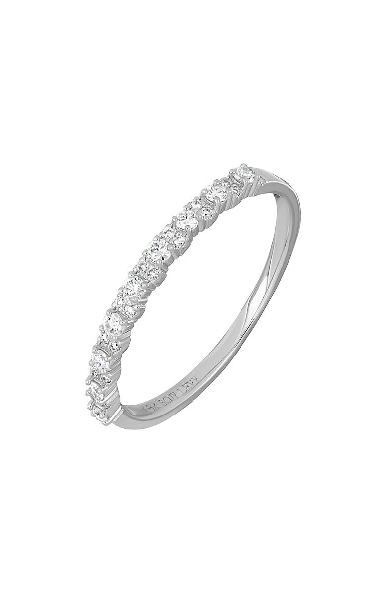 Bony Levy Mika 18K White Gold Diamond Stackable Ring, Main, color, 18K White Gold