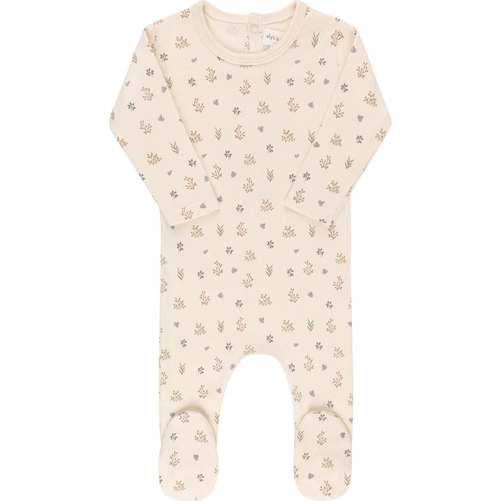 Ely's & Co. Garden Floral Print Collection In Neutral