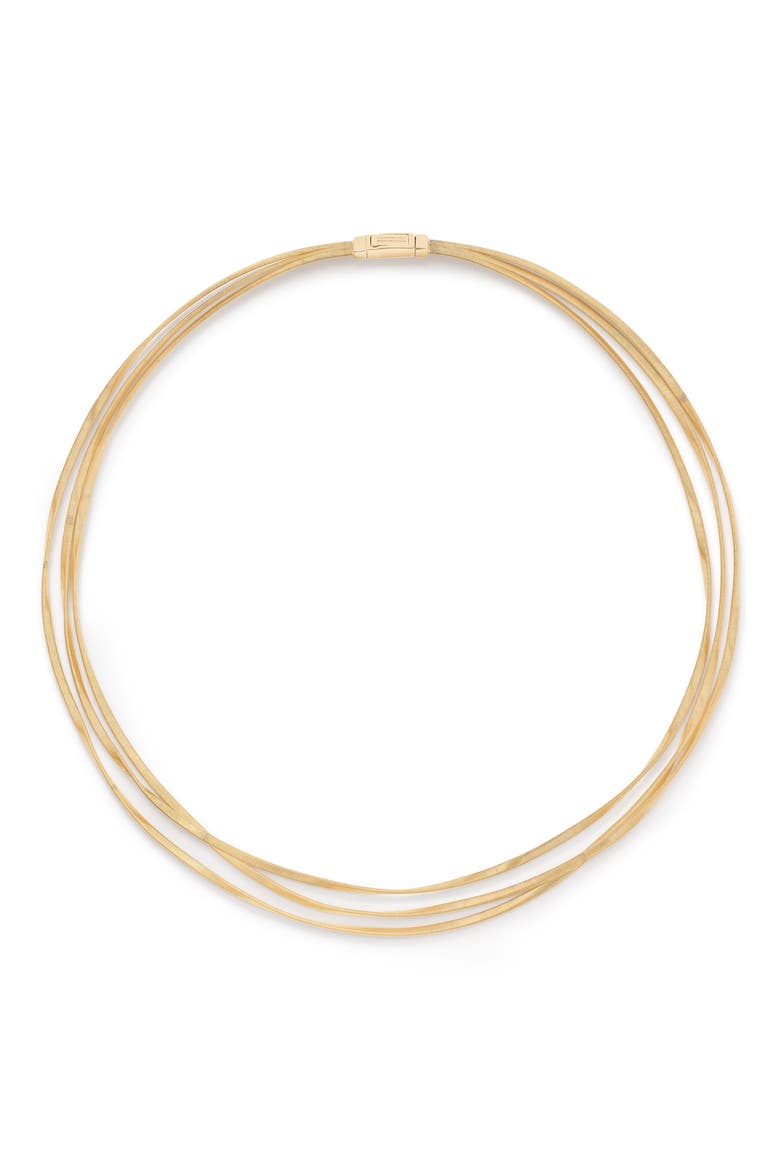 Marrakech Layered Necklace, Main, color, YELLOW GOLD