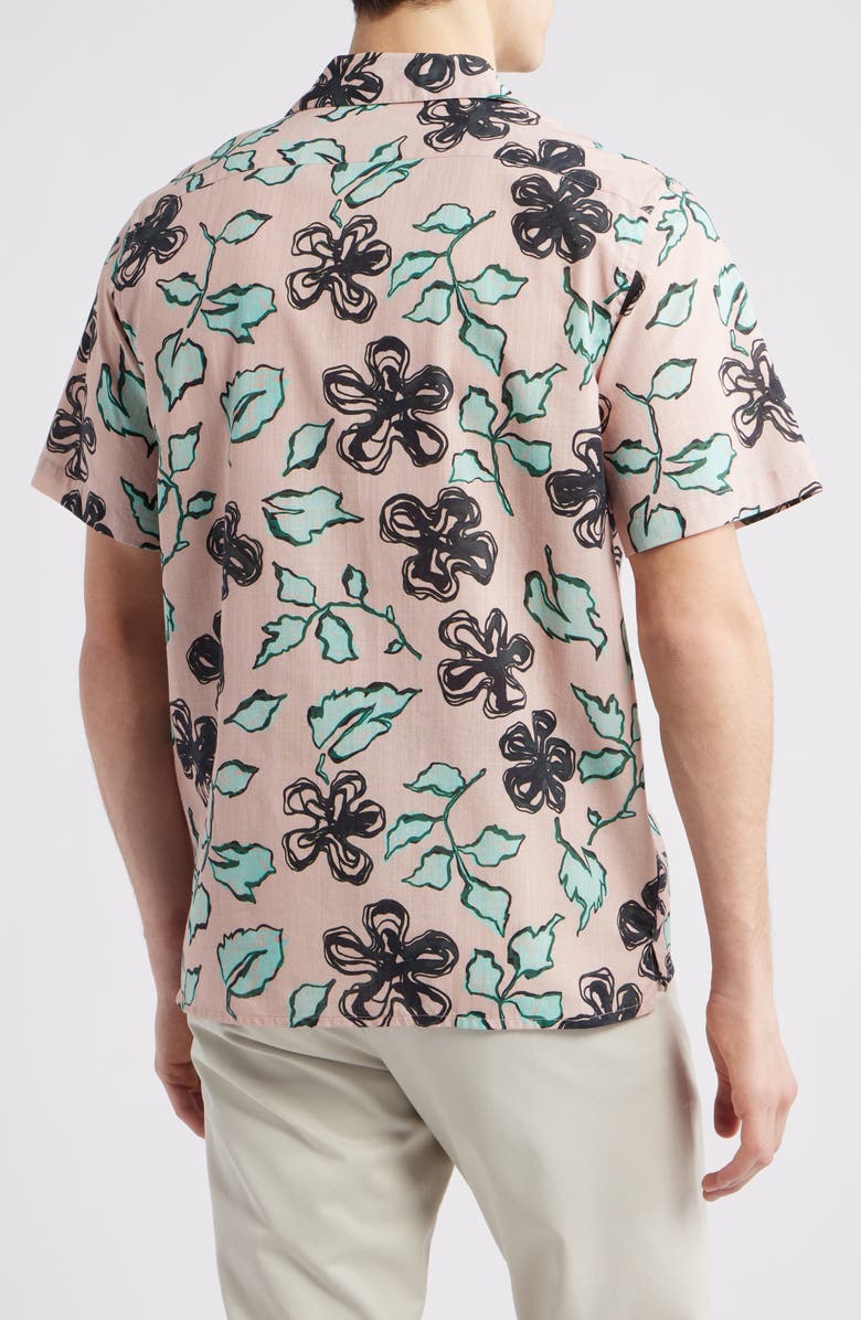 Paul Smith Casual Fit Floral Button-Up Shirt, Alternate, color, 