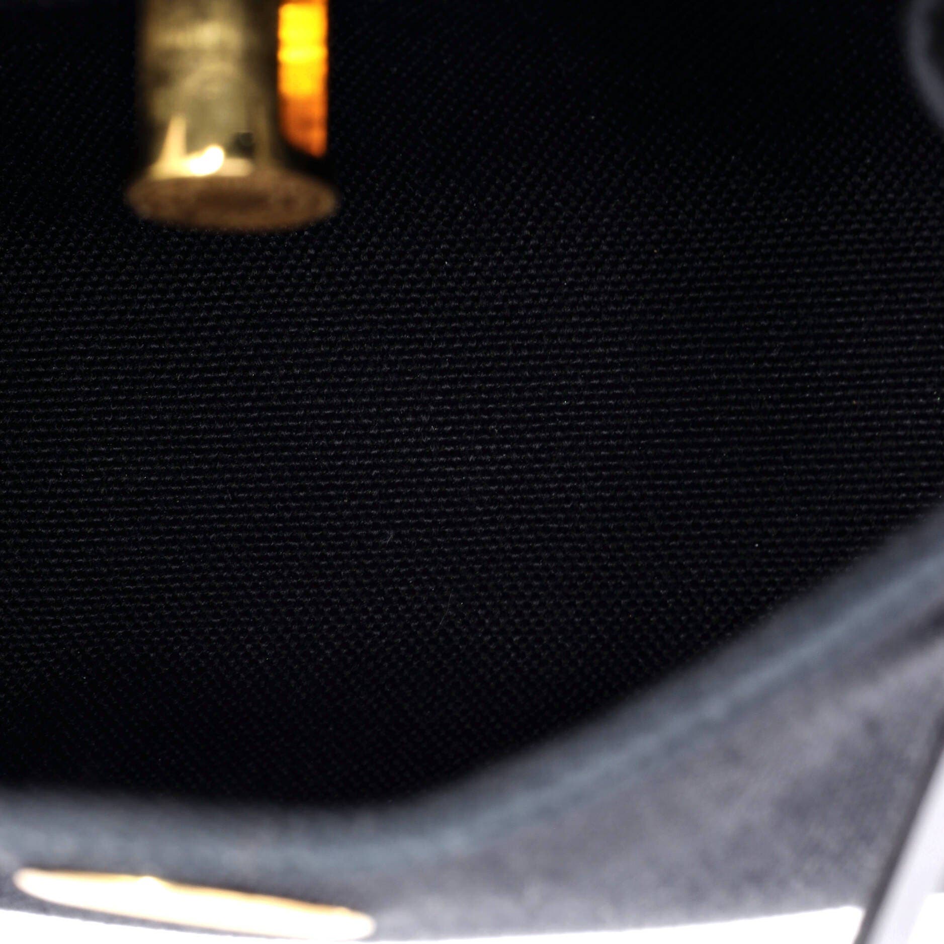 Pre-Owned Hermes Herbag Zip Toile and Leather 20, Alternate, color, Noir
