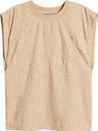 Wit & Wisdom Mixed Media Crinkle Jacquard Top