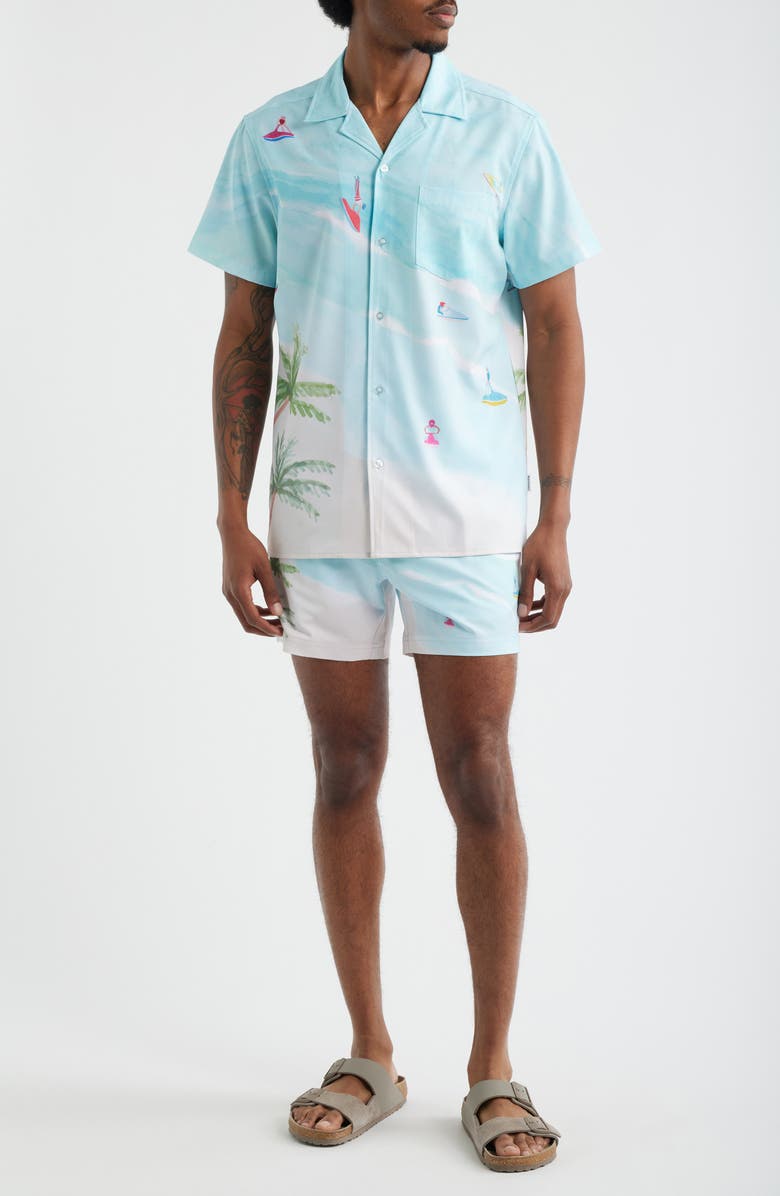 MAVRANS Jet Ski Island Weekend Camp Shirt, Alternate, color, 