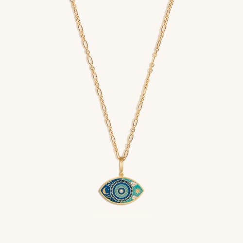 Karma And Luck Universal Consciousness Evil Eye Charm Necklace