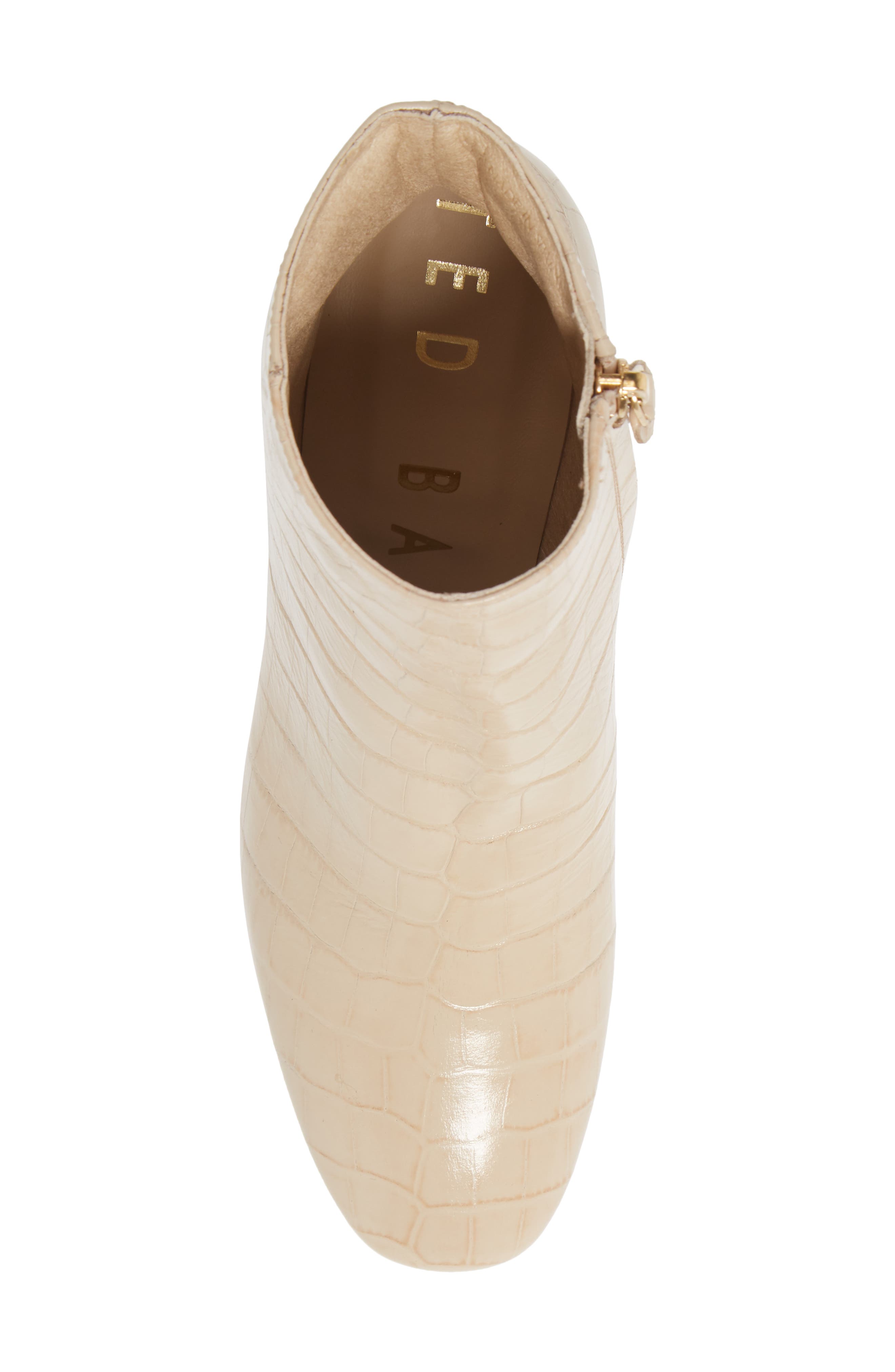 Square Block Heel Boot, Alternate, color, NUDE LEATHER