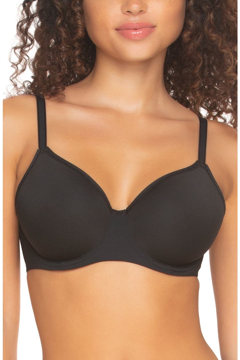 Topaz Contour Bra, Main, color, BLACK