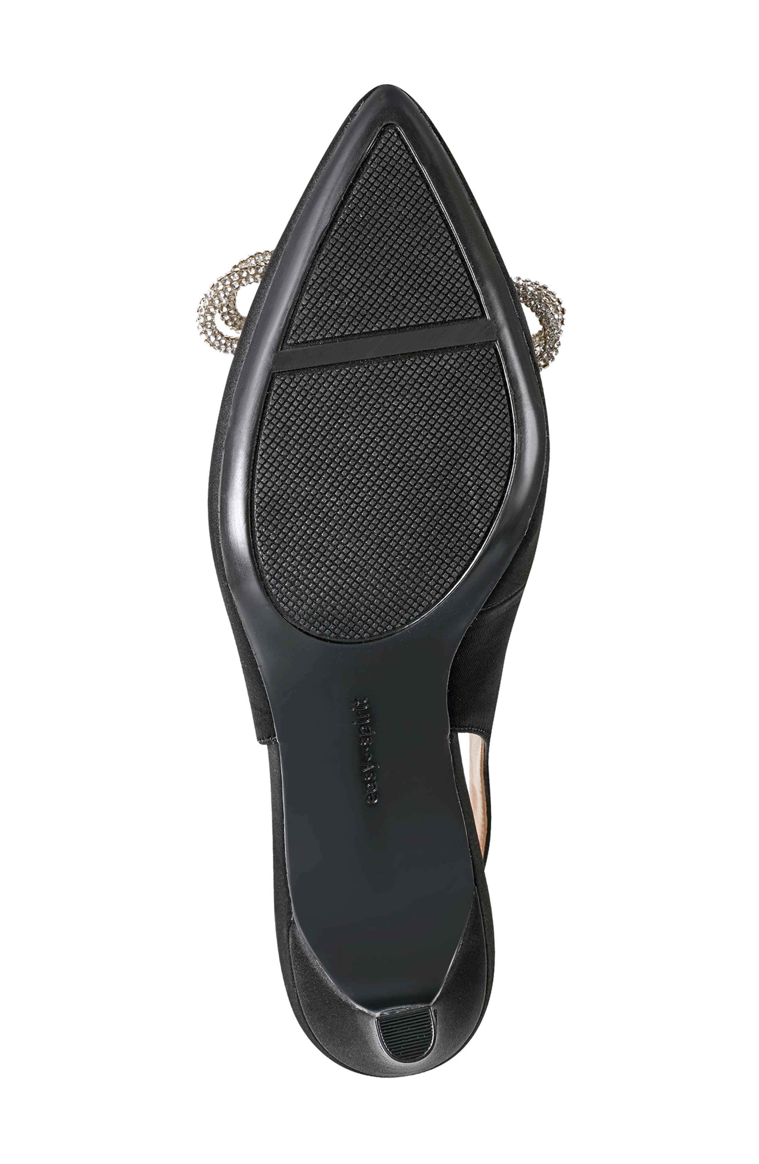 Easy Spirit Roxanne Slingback Pointed Toe Pump, Alternate, color, Black