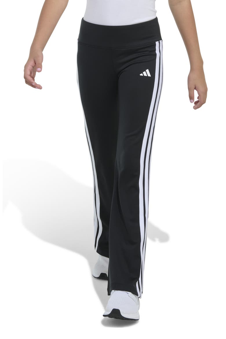 Kids' Flare Jersey Pants, Alternate, color, BLACK