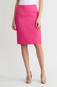 KASPER Textured Zip Pencil Skirt