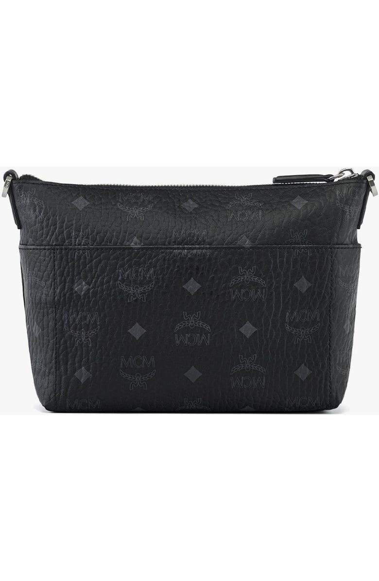 MCM Aren Crossbody in Visetos, Alternate, color, Black