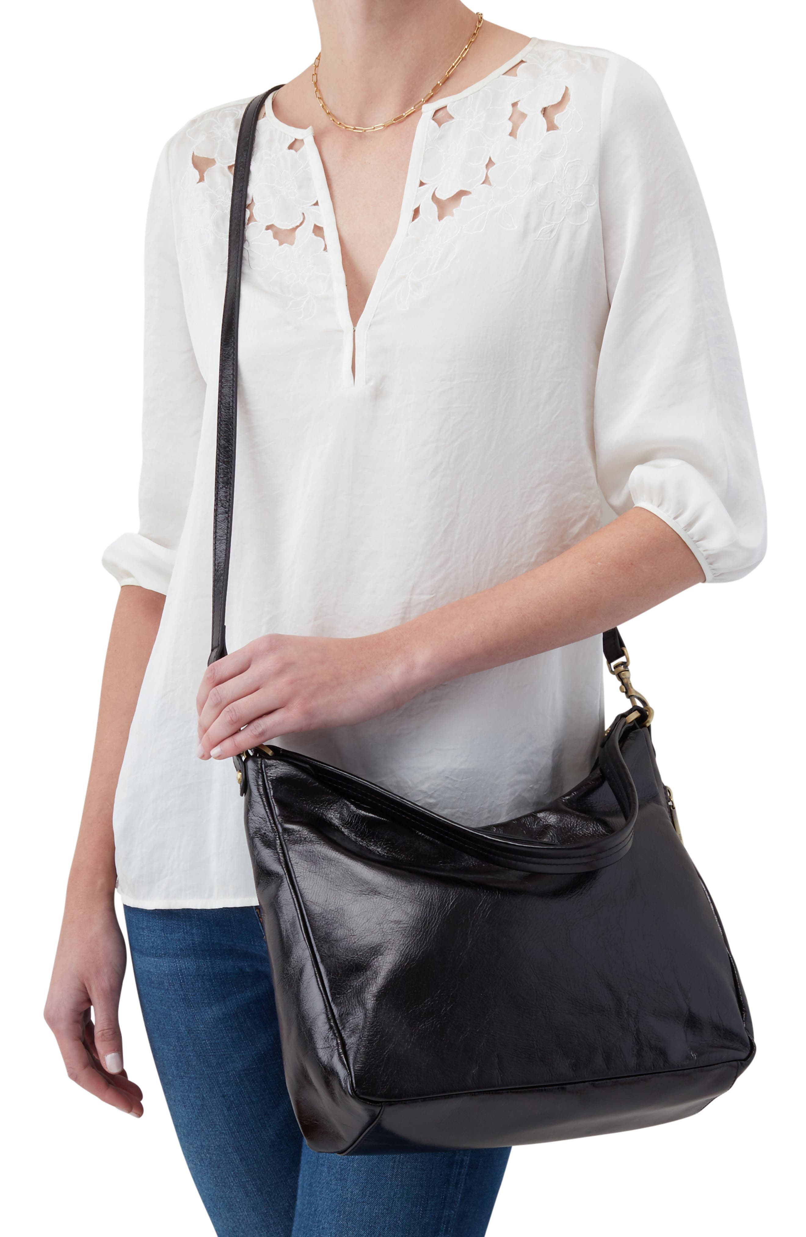 HOBO Delilah Leather Hobo, Alternate, color, 