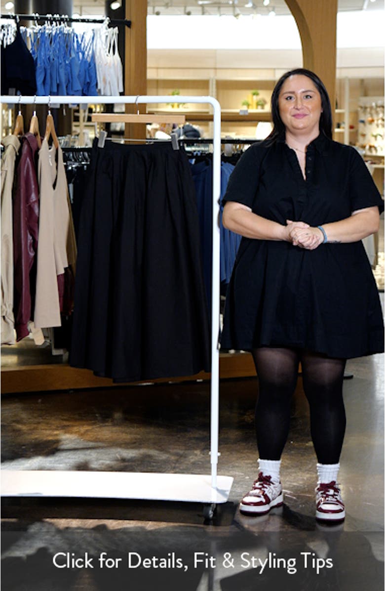 Pleated Cotton Skirt, sales video thumbnail