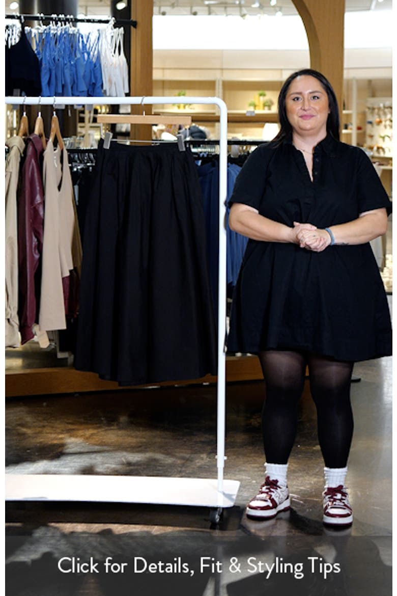 Pleated Cotton Skirt video