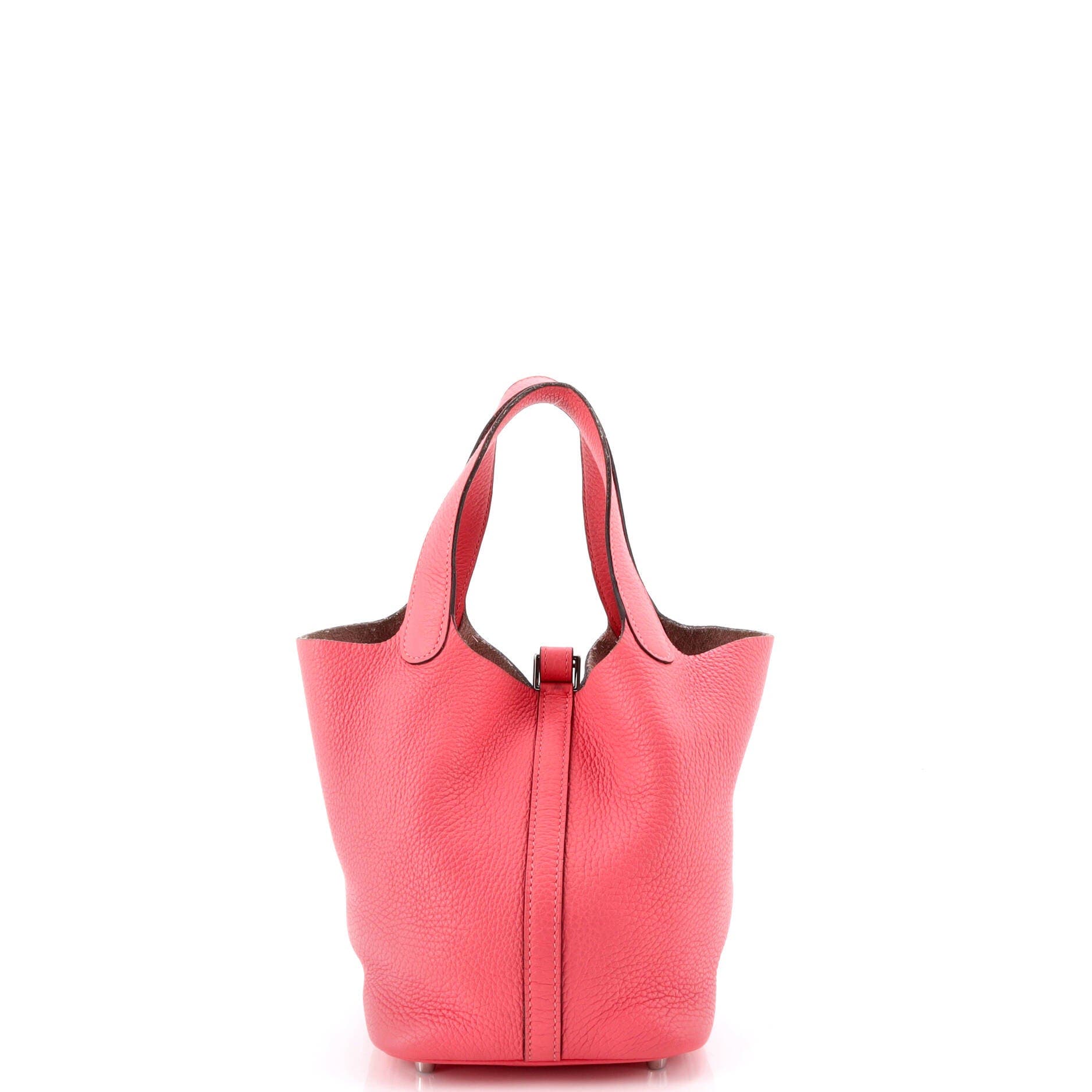 Pre-Owned Hermes Picotin Lock Bag Clemence PM, Alternate, color, Rose Azalee