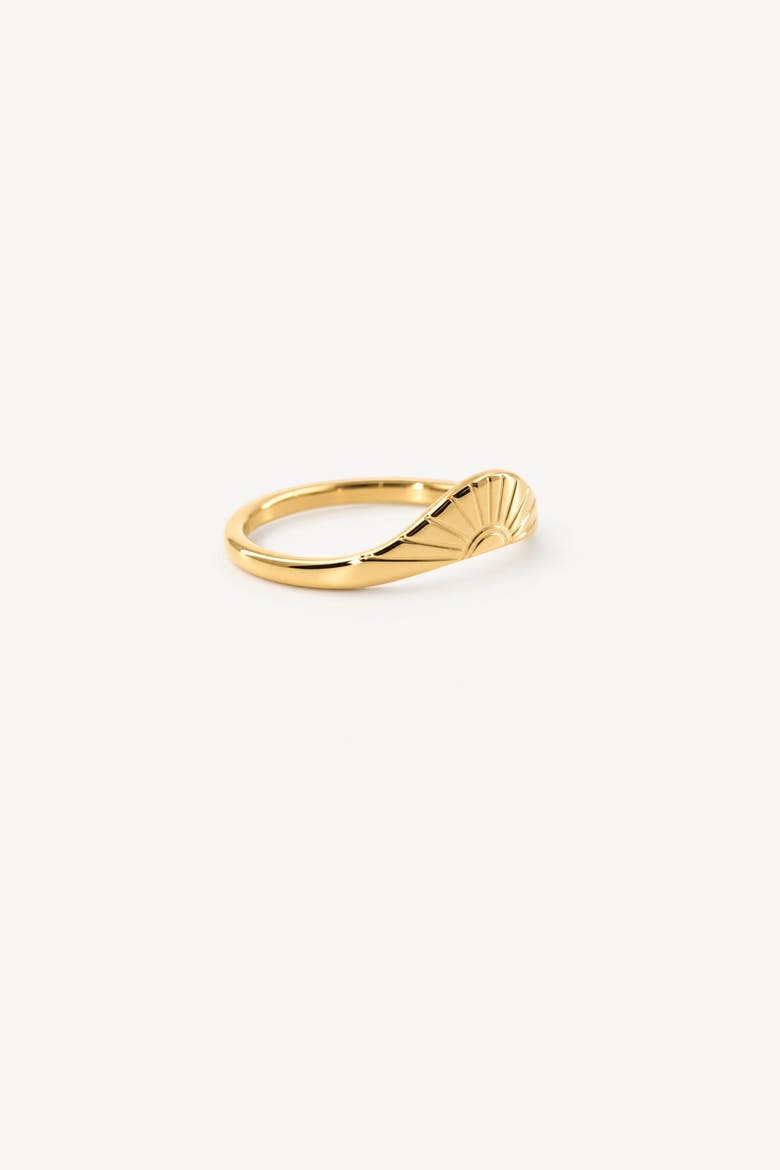 Sunrise Arc Ring, Main, color, Gold