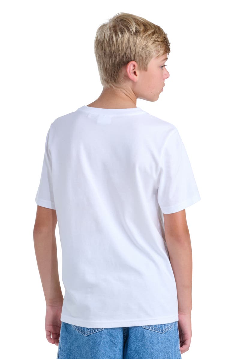 adidas Originals Kids' Shoe Shop Graphic T-Shirt, Alternate, color, White