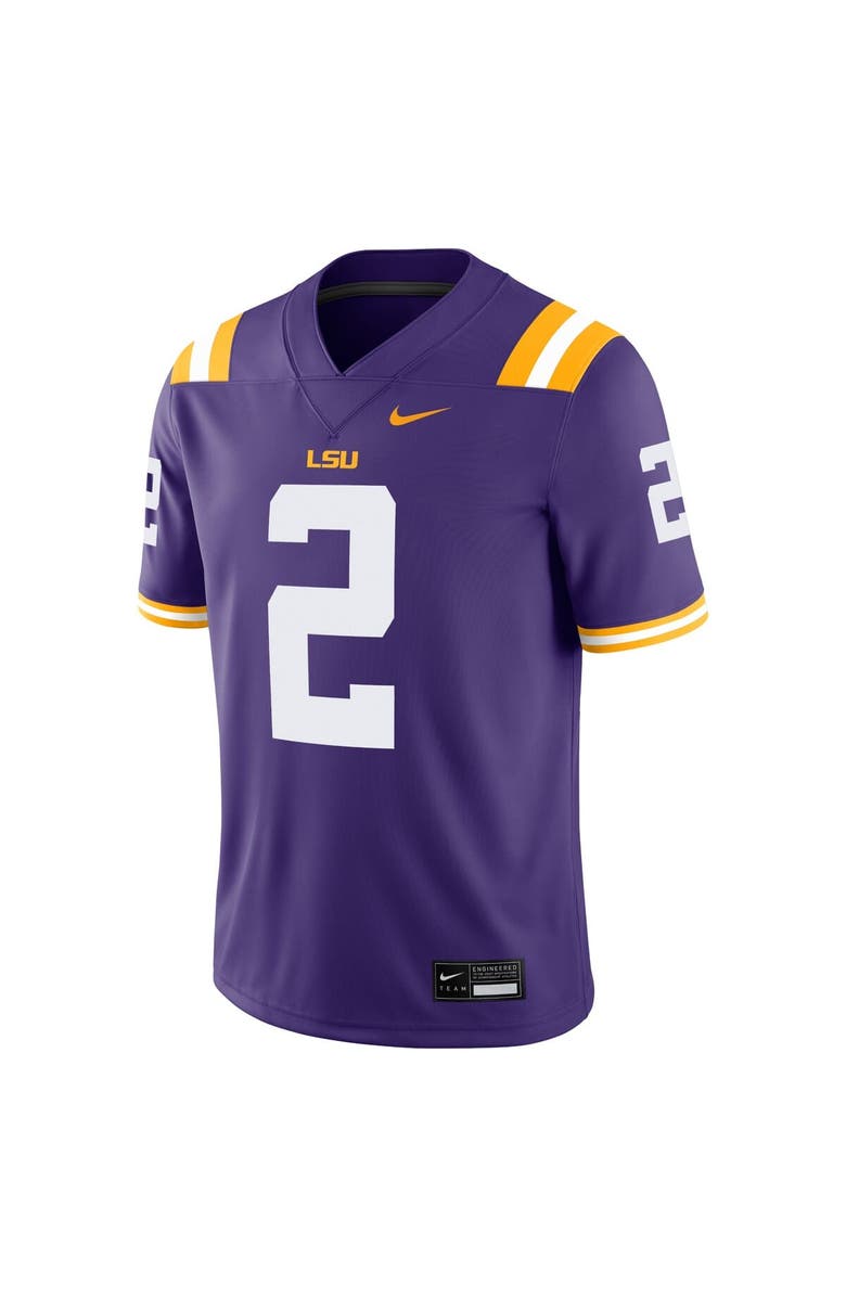Nike Men's Nike Justin Jefferson Purple LSU Tigers Alumni Game Jersey, Alternate, color, Purple