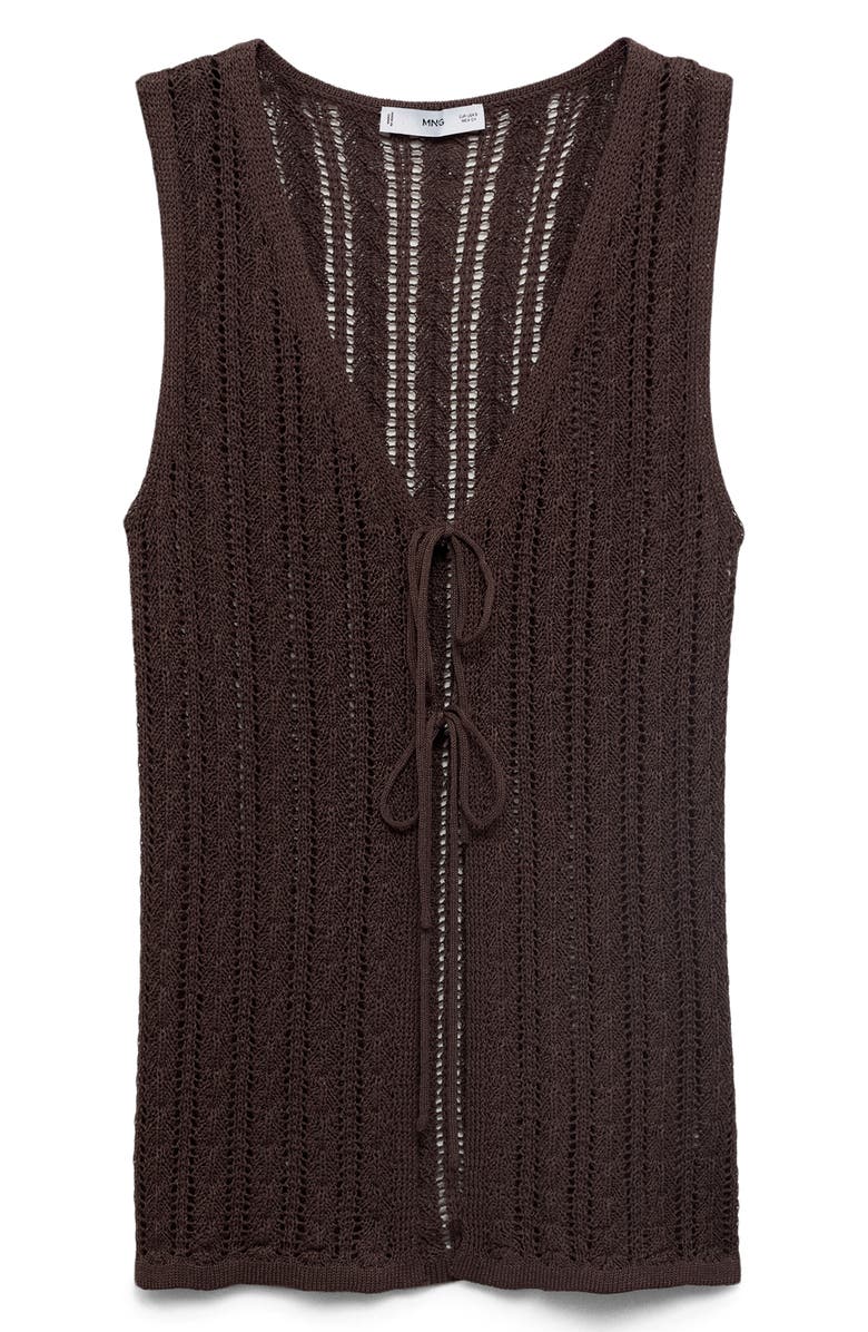 MANGO Open Stitch Sweater Vest, Alternate, color, 