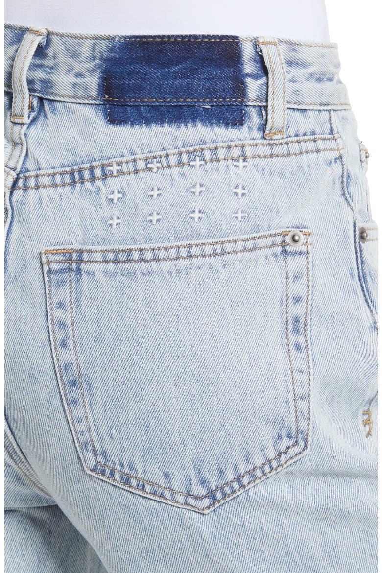 Brooklyn Jean Muse Split Straight Leg Jeans, Alternate, color, DENIM