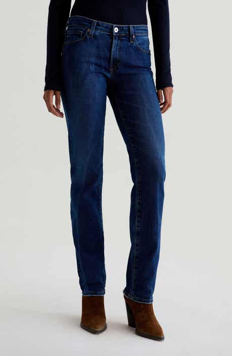 Sandra Low Rise Slim Straight Leg Jeans