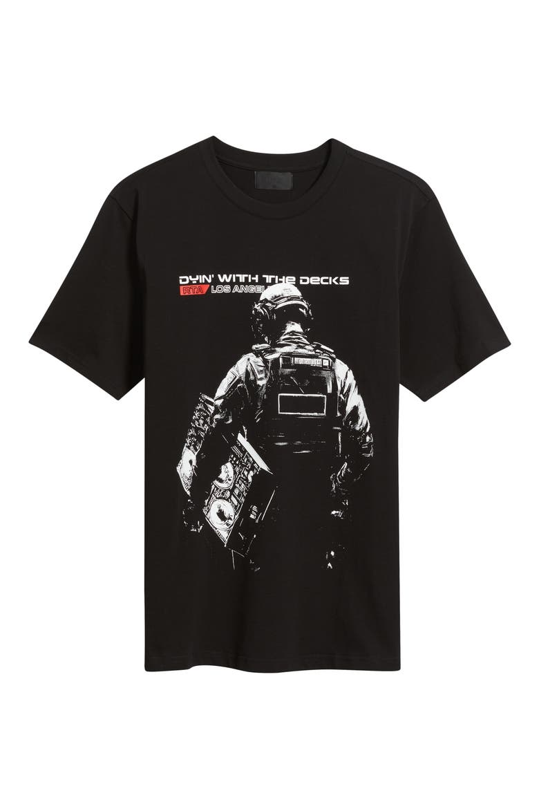 Liam Black Deck Graphic T-Shirt, Alternate, color, BLACK DECK