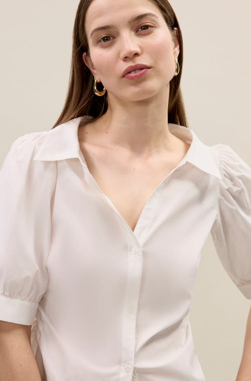 Shop Rebecca Taylor Isla Poplin Shirt
