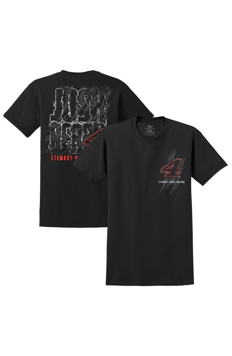 STEWART-HAAS RACING Men's Stewart-Haas Racing Team Collection  Black Josh Berry Lifestyle T-Shirt, Alternate, color, Black