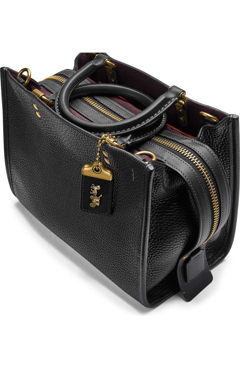 COACH Rogue Pebble Leather Crossbody Bag, Main, color,