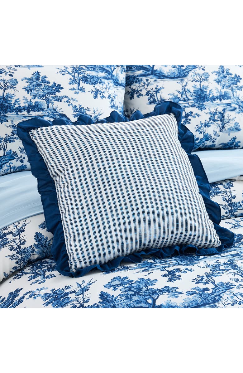 Modern Threads Shaya Toile Microfiber Comforter Set, Alternate, color, Blue