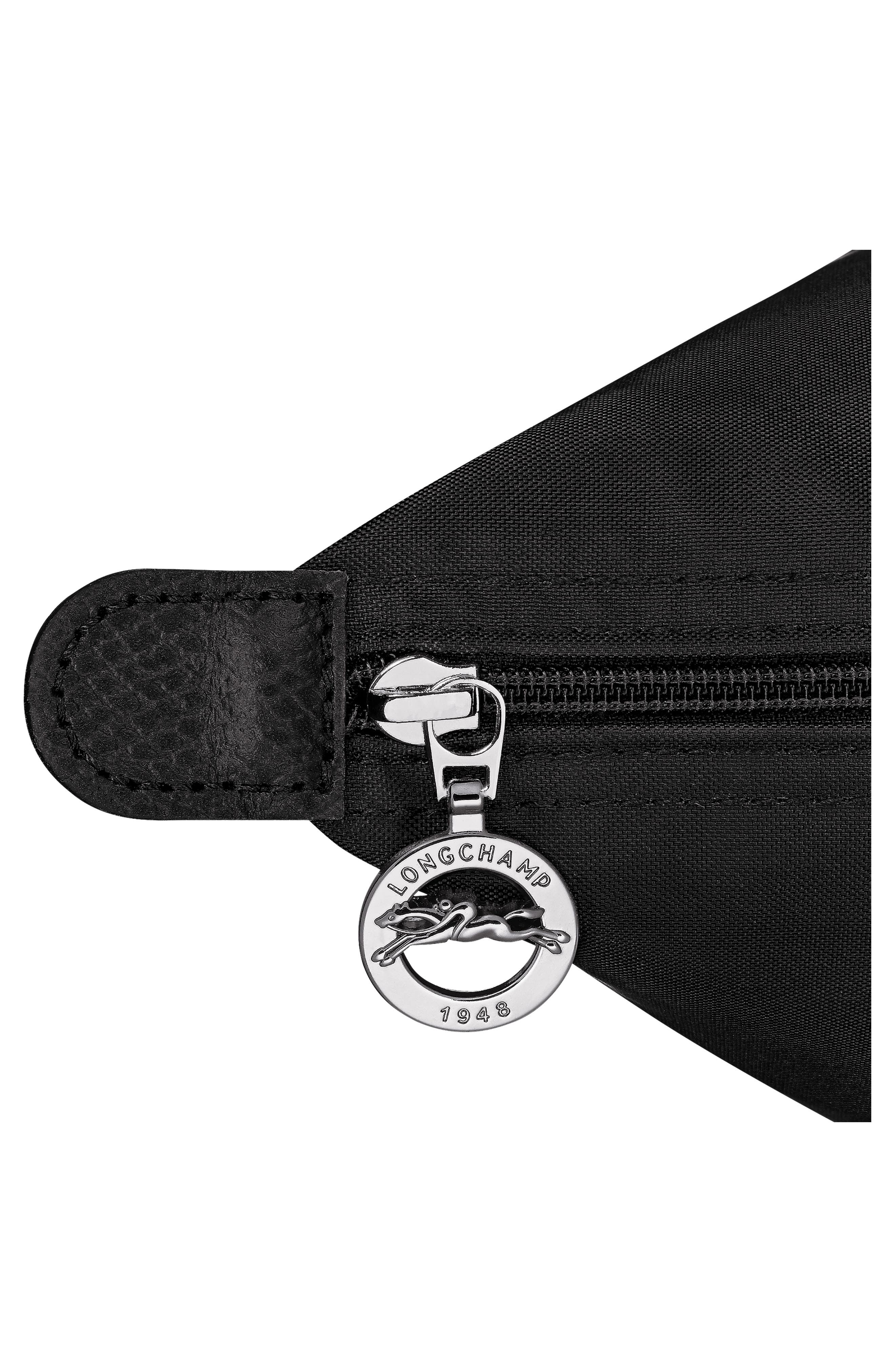 Longchamp Large Le Pliage One Shoulder Bag, Alternate, color, Black