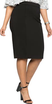 ELOQUII The Ultimate Stretch Midi Pencil Skirt