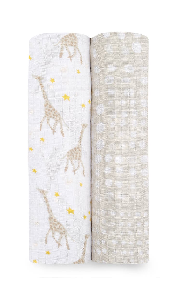 ADEN AND ANAIS ESSENTIALS Starry Swaddles - Pack of 2, Main, color,