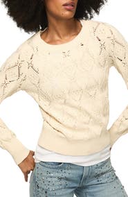 Lucky Brand Open Stitch Sweater