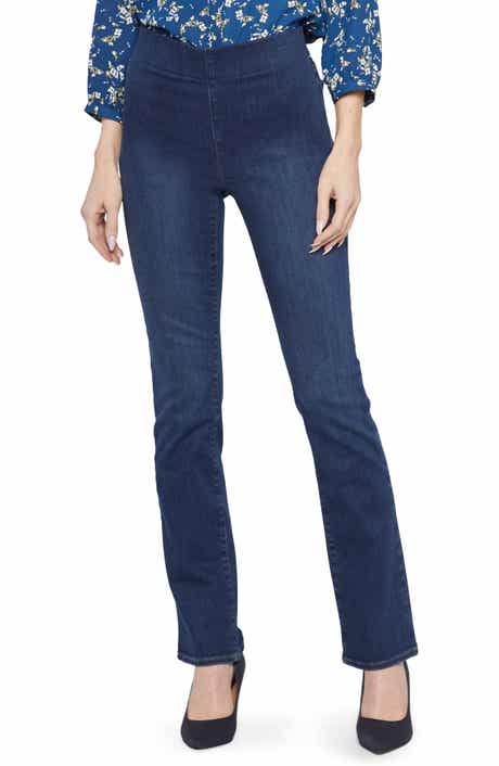 NYDJ Marilyn Pull-On Straight Leg Jeans