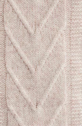 Nordstrom online Collection 100% Cashmere Cable Knit Sweater