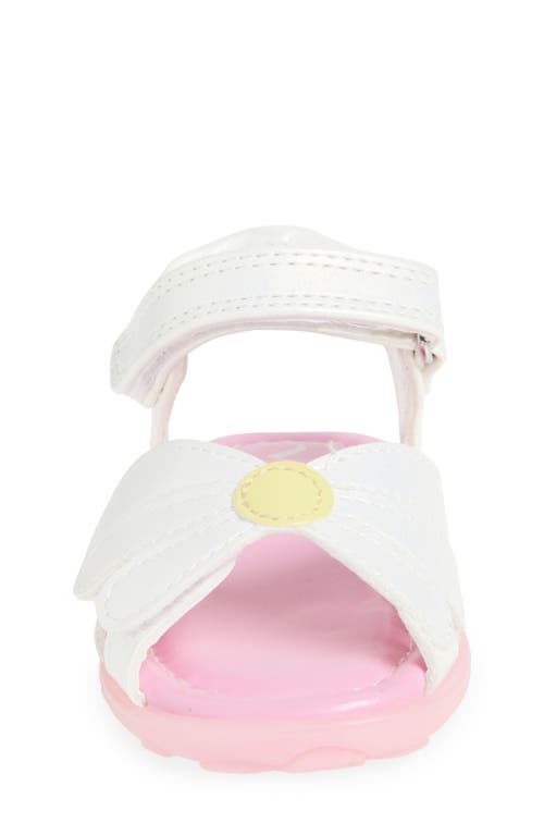 Nina Kids' Jaylin Daisy Sandal In White