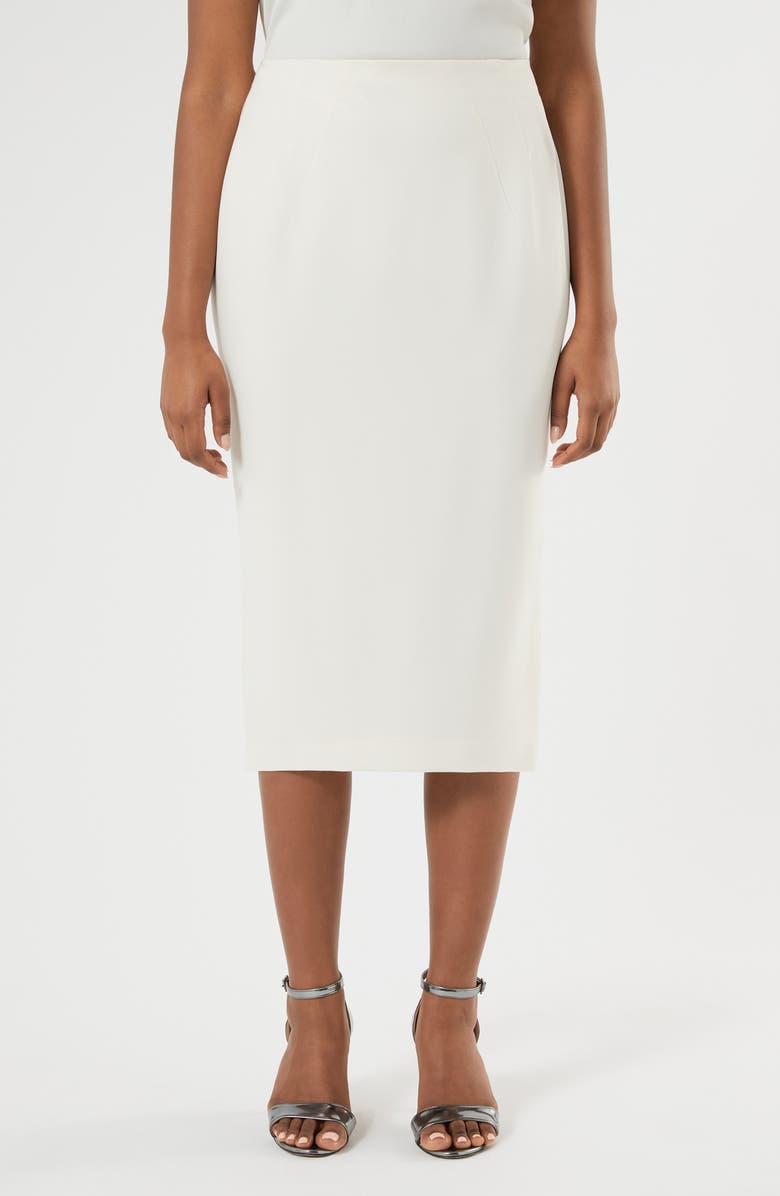 Marina Rinaldi Osaka Skirt, Main, color, Ivory