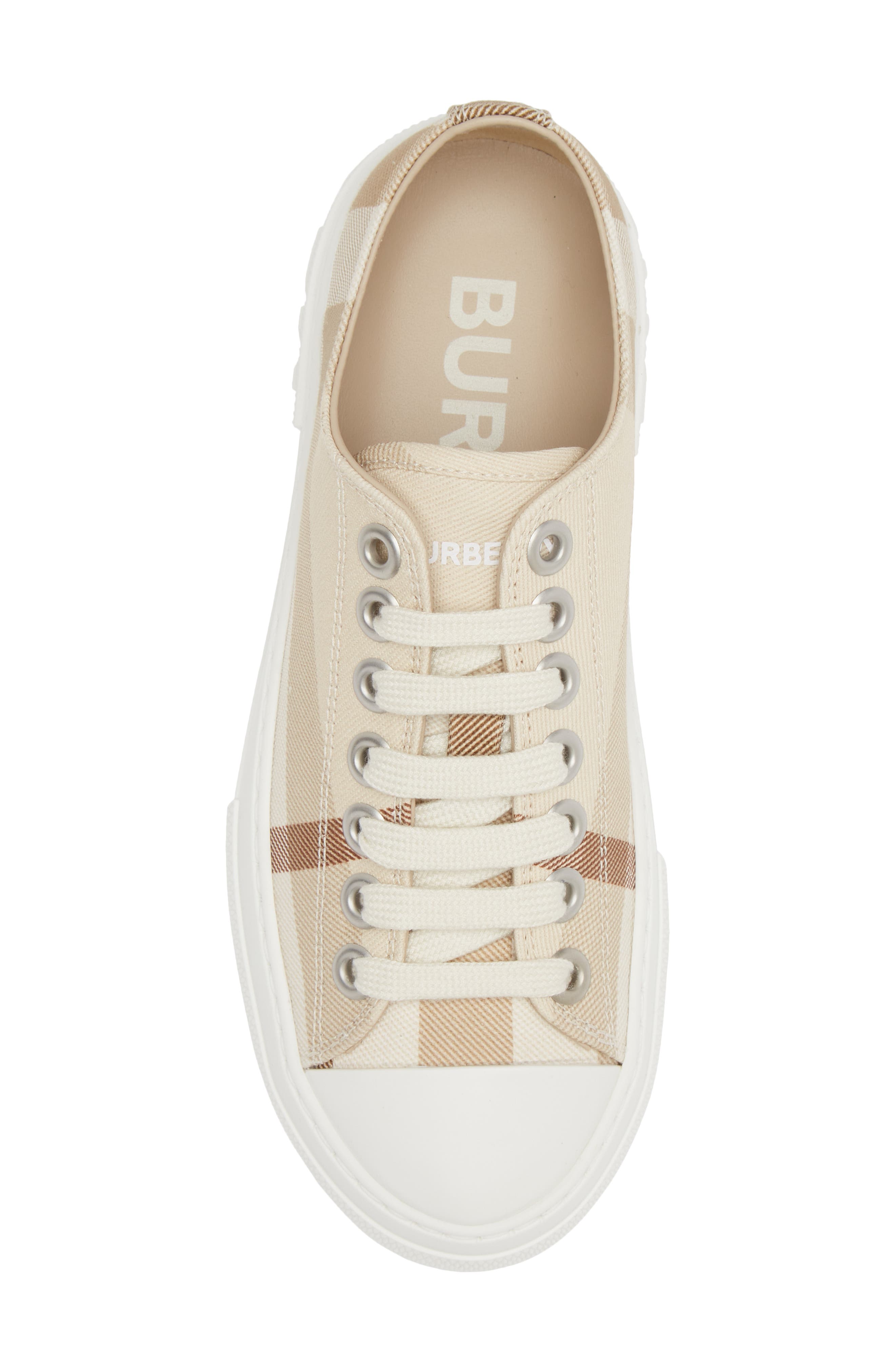 Burberry Jack Check Platform Sneaker, Alternate, color, 