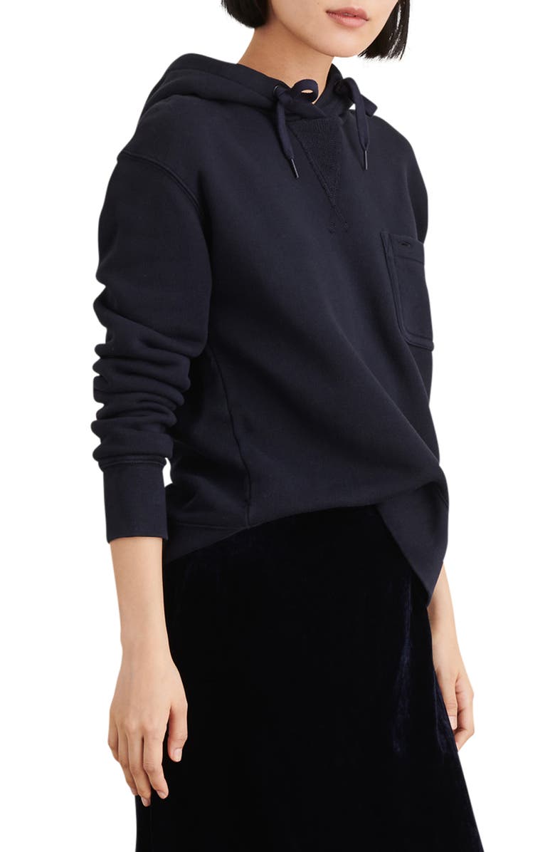 Alex Mill Pocket Hooded Sweatshirt, Main, color, 