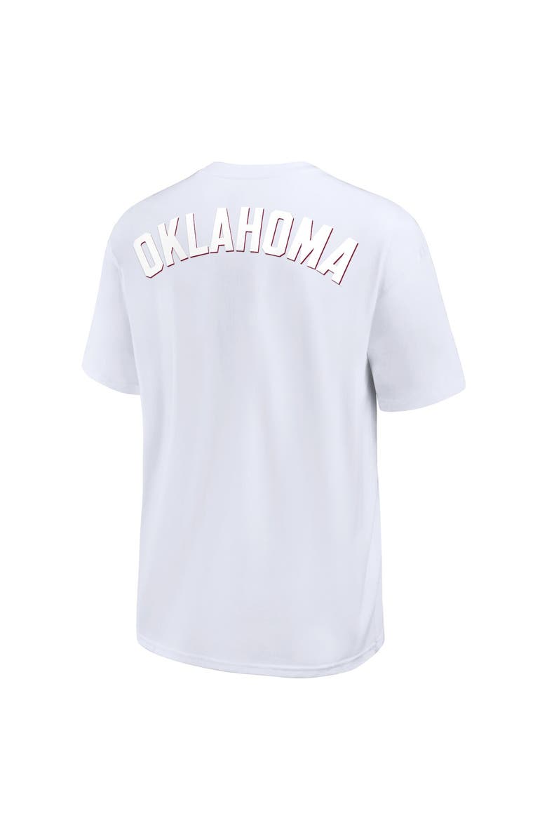 Jordan Brand Men's Jordan Brand White Oklahoma Sooners 2-Hit Statement Max90 T-Shirt, Alternate, color, 