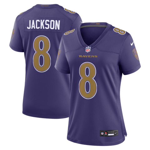 Women's Nike Lamar Jackson Purple Baltimore Ravens Alternate Game Jersey