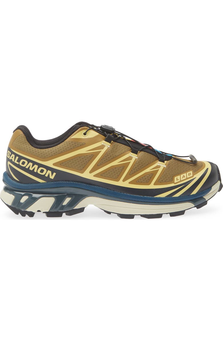 Salomon Gender Inclusive XT-6 Brilliant Sneaker, Alternate, color, Brilliant Olive/ Dark Navy