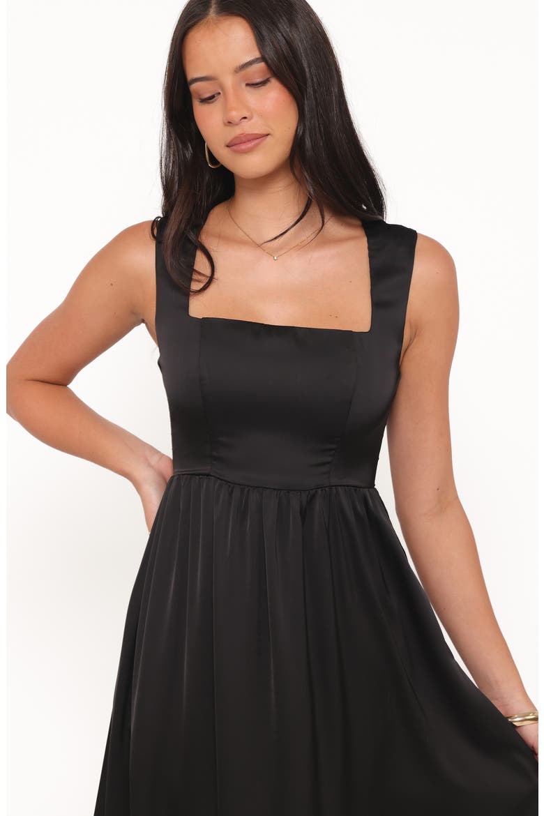 Elania Maxi Dress, Alternate, color, BLACK