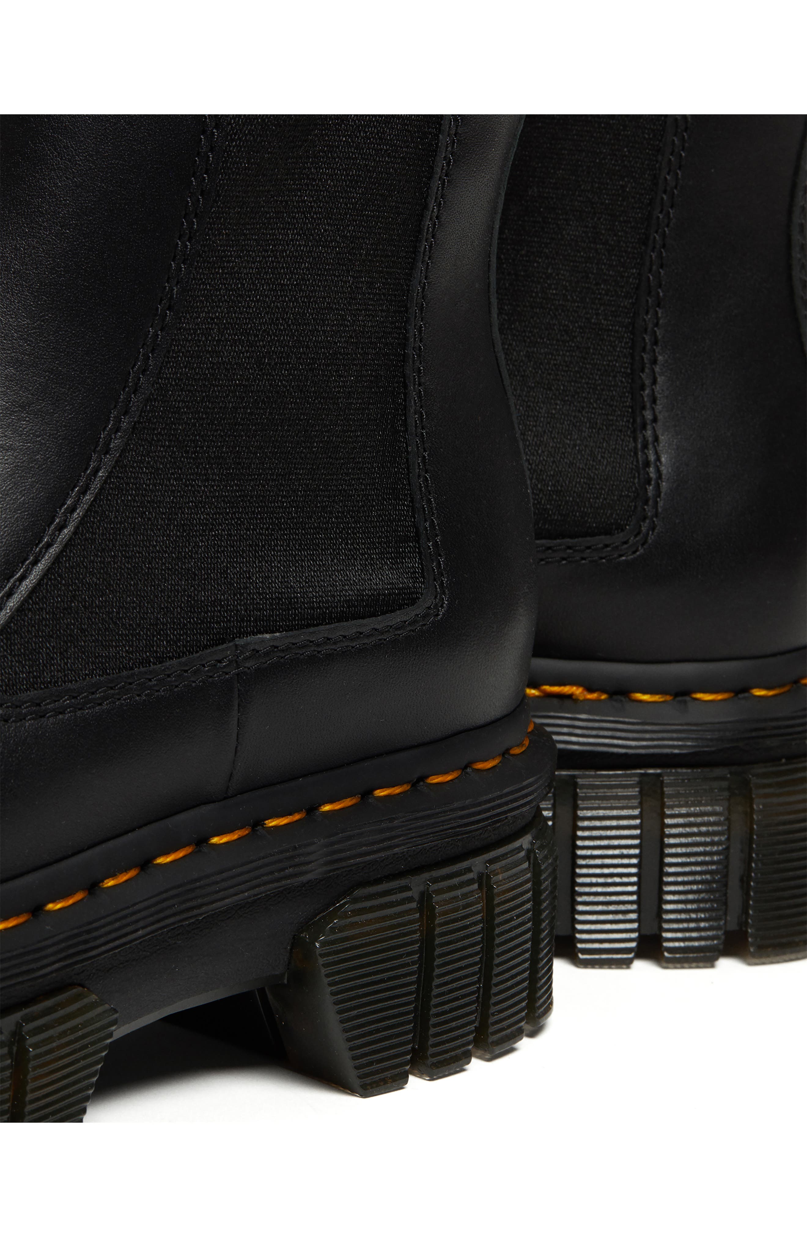 Audrick Platform Chelsea Boot, Alternate, color, BLACK