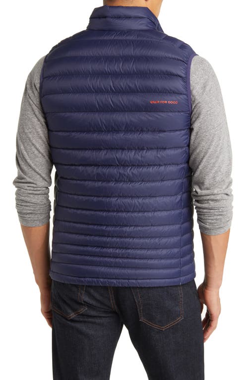 Cotopaxi Fuego Water Resistant 800 Fill Power Down Vest In Blue