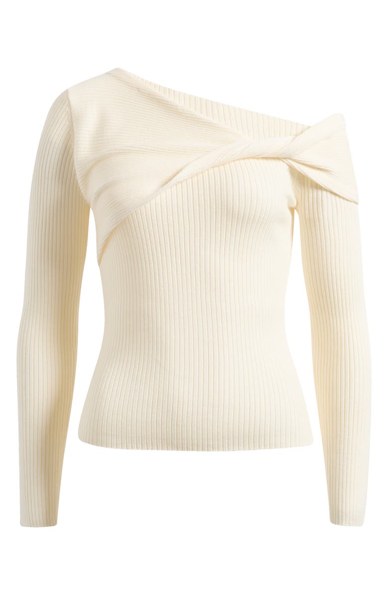 Reformation Llilou Off the Shoulder Wool Sweater, Main, color,