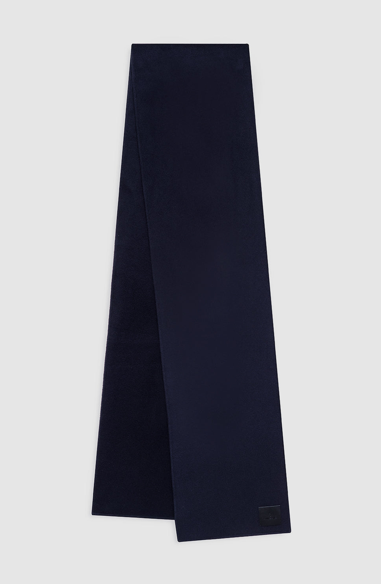 ANINE BING Ava Scarf, Main, color, Navy