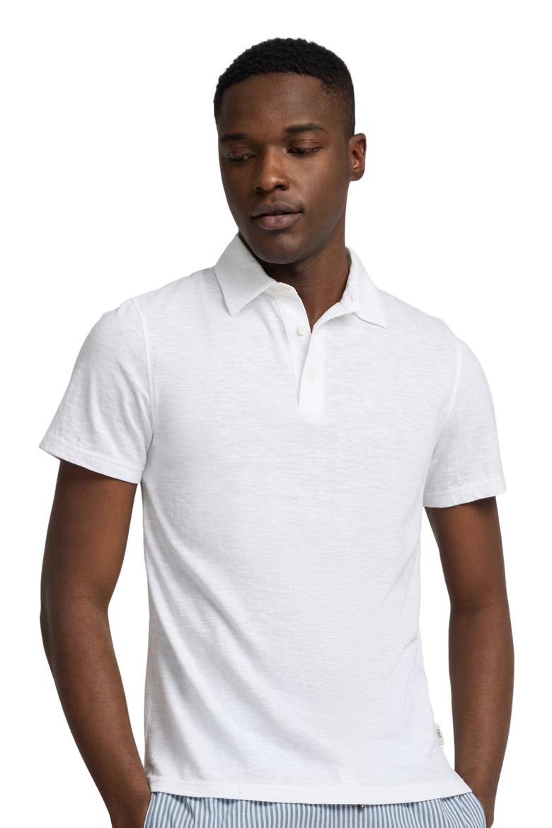 Short Sleeve Polo, Alternate, color, White