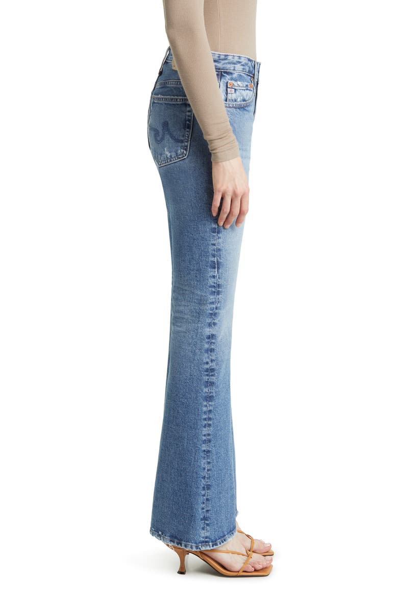 Angeline Mid Rise Flare Jeans, Alternate, color, 16 YEARS CUPOLA